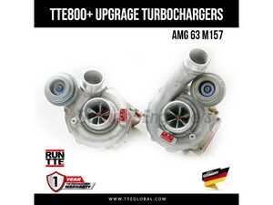 ES#4758501 - TTE10083 - Mercedes-Benz M157 5.5L Biturbo V8 63 AMG Upgraded Turbochargers - TTE800+ - Bolt-On Solution! Plug & Play - No Core Charge Required. Designed to handle 789HP! - The Turbo Engineers - Mercedes Benz
