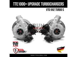 ES#4758523 - TTE10416 - Porsche 992 Turbo S Upgraded Turbochargers - TTE1000+ - Bolt-On Solution! Plug & Play - No Core Charge Required. Designed to handle 986HP! - The Turbo Engineers - Porsche