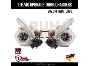 ES#4758526 - TTE10493 - Porsche 992 3.0L Upgraded Turbochargers - TTE740 - Bolt-On Solution! Plug & Play - No Core Charge Required. Designed to handle 650HP! - The Turbo Engineers - Porsche