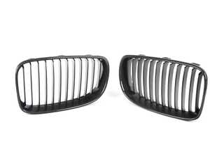 ES#4715211 - ATK-BM-0201 - Carbon Fiber Front Grille Set  - E82/ E88 - Stand out from the crowd with this carbon fiber grille set! - AUTOTECKNIC - BMW