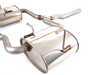 ES#39988 - 18207545128 - John Cooper Works Exhaust - Rear Section - Upgrade you stock exhaust to the JCW version : for pre 1/2004 MINI inside hangers will need bent to the rear, as the pre 1/2004 factory JCW rear section exhaust is NLA - Genuine MINI - MINI