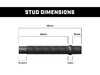 ES#4662453 - 56mmhalfsetKT - Stud Conversion Kit - 56mm - Half Set - 10 total studs, 48mm in length for M14x1.5 nuts. Accommodates up to 10mm spacers for most applications. - ECS - Audi Volkswagen