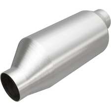 ES#4504758 - 5461084 - Magnaflow 2in In/Out 4in Round Body 11.875in L Universal California Legal Catalytic Converter - Magnaflow - Audi Volkswagen