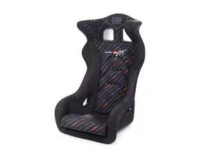 ES#4680259 - HA/772E/ART/USAB - OMP HTE-R Head Restraint Racing Seat With M Rain Fabric - Stay safe and comfortable with OMP's HTE-R Racing Seat - Featuring the popular M Rain fabric to match your BMW! - OMP - BMW