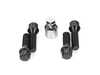 ES#4745664 - 003901ecs40b3 - Conical Seat Locking Wheel Bolt Kit - Black zinc coated wheel lock bolts for extra security on your wheels. M14x1.25x38mm - ECS - BMW MINI