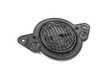 ES#2136645 - 51249802314 - Emblem Button - Pivot button located behind the wings logo and center MINI circle - Genuine MINI - MINI