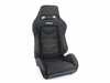 ES#3991217 - 7227110.2.3172 - Speed V Passenger Seat - Black Leather/Yellow Suede Accent - Recaro - 