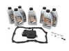 ES#4708696 - 09P325429kit4 - 8-Speed Automatic Transmission Service Kit - 7 Liters - Includes new filters & transmission pan gasket with securing hardware. Includes enough fluid to drain, flush, and fill. - Vaico - Audi Volkswagen