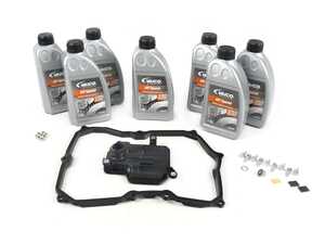 ES#4708696 - 09P325429kit4 - 8-Speed Automatic Transmission Service Kit - 7 Liters - Includes new filters & transmission pan gasket with securing hardware. Includes enough fluid to drain, flush, and fill. - Vaico - Audi Volkswagen