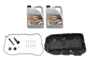 ES#4758949 - 7252703114kit1 - Mercedes-Benz 9-Speed Transmission Oil Service Kit - 725.0 - The 725.0 was installed in many chassis including the W205, C257, W213, A207, C292, W222, W217, R231, R232 and 907 chassis also referred to as 15-23 C-Class, 18-23 CLS-Class, 17-23 E-Class, 16-19 GLE-Class, 17-23 SL-Class, and 2020+ Sprinter with 9 Speed. - Vaico - Mercedes Benz