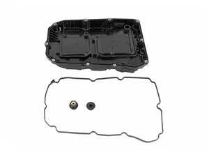 ES#4660173 - 7252703707 - Automatic Transmission Filter Kit - Includes transmission oil pan with filter, (1) overflow pipe, (1) guide tube, and (1) pan gasket - Vaico - Mercedes Benz