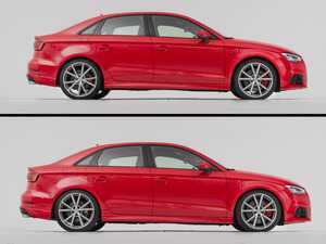 ES#4876132 - 051176LAEBKT - 8V S3 Lowering Spring Set & Pre-Facelift Front Lip Spoiler - Gloss Black - Pair our performance lowering spring set with a front lip for a drastic exterior transformation! - Enthusiast Bundles - Audi