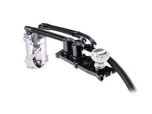 ES#4620271 - VWR131000 - RacingLine Oil Catch Can System - B9 S4/S5/SQ5 - Features a complete PCV replacement block feeding to an internally-baffled can to eliminate oil-build-up in the intercooler and inlet tract - Racingline - Audi