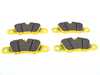 ES#3546046 - 490929 - RSL29 Yellow Endurance Racing Brake Pads - Rear - Popular street and endurance racing pad. Same friction material used in several European racing series. - Pagid Racing - Porsche