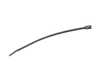 ES#4488298 - 7483K33 - No-Snag Cable Tie - Black - Priced Each - 8" long x .18" wide x .05" thick - Features a round, low-profile head for use in tight spaces - Bremmen Parts - 