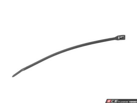 ES#4488298 - 7483K33 - No-Snag Cable Tie - Black - Priced Each - 8" long x .18" wide x .05" thick - Features a round, low-profile head for use in tight spaces - Bremmen Parts - 