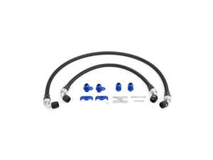 ES#4414081 - MMSBH-F80-15 - Nylon Braided Oil Cooler Hose Kit - Set of hoses and adapters to use with factory or aftermarket oil coolers - Mishimoto - BMW