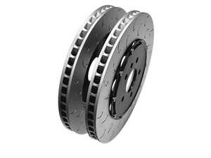 ES#4759975 - 034-301-2014 - 2-Piece Floating Rear Brake Rotor Upgrade Kit (350x28mm) - Lightweight 2-piece replacement - 034Motorsport - Audi
