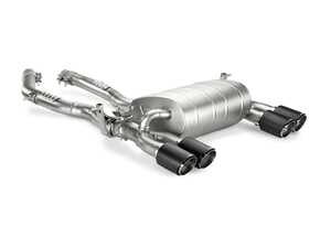 ES#3576396 - M-BM/T/8H-C - Akrapovic Slip-On Line (Titanium) w/ Carbon Tips - 14-17 BMW M3 (F80) - Improve sound and performance with this axleback exhaust! - Akrapovic - BMW