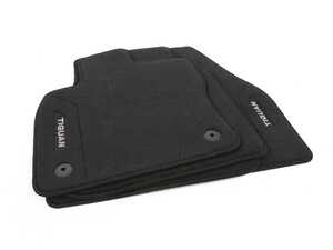 ES#3992201 - 5NN061370AWGK - MojoMats with Tiguan Logo  - Black floor mats feature the Tiguan logo to compliment your car - Genuine Volkswagen Audi - Volkswagen
