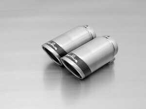 ES#3476672 - 0026-83CS - Remus Carbon Fiber Exhaust Tips - 84mm  - Replace your exhaust tips with the carbon fiber replacements. - Remus - BMW