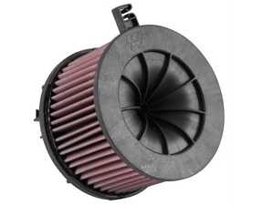 ES#4423854 - E-0647 - Drop In Replacement Air Filter  - High-Flow cotton gauze filter designed to be a performer, while lasting a lifetime - K&N - Audi