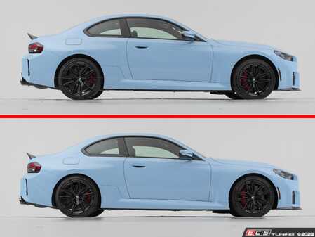 ES#4714289 - 031758LA01 - G87 M2 Lowering Springs - Enhance both the performance dynamics and visual appeal of your vehicle with our cutting-edge lowering springs, engineered to provide an average drop of 1.0" front and rear. - ECS - BMW