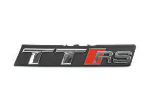 ES#3233351 - 8S0853736D2ZZ - 'TTRS' Grille Emblem - Clip-in grille emblem with the 'TTRS' logo - Does not include backing plate and clamps - Genuine Volkswagen Audi - Audi