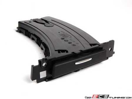 ES#255365 - 51459173463 - Left Dashboard Cup Holder Assembly - Black - Includes faceplate/cover - Genuine BMW - BMW