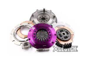 ES#4765898 - XKMC20520-2B - Clutch Kit Inc Chromoly Flywheel; 8" Twin Sprung Ceramic Clutch Discs - The XClutch 8" sprung race clutch offers an independent sprung hub that helps to absorb harsh engagement. - XClutch - MINI