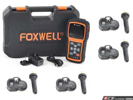 ES#4766043 - t10001KT - TPMS Service Starter Kit - Rubber - This kit comes with the new T2000 TPMS Tool and 4 rubber sensors to get you started on your TPMS game! Activate OEM TPMS sensors, retrieve TPMS sensor data, relearn sensor IDs, and program Foxwell T10 TPMS sensors (included)! - Schwaben by Foxwell - Audi BMW Volkswagen Mercedes Benz MINI Porsche