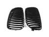 ES#4715749 - ATK-BM-0200-GB - Blackout Front Kidney Grille Set - Gloss Black - E82/E88 1-series & 1M - The perfect blackout grille option for your 1-Series! - AUTOTECKNIC - BMW