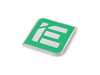 ES#4730244 - IEGRUU31 - IE Logo Badge - Speed Green - Update your car's look with an IE badge, showing that there is more to your build than a typical car. - Integrated Engineering - Audi Volkswagen Porsche
