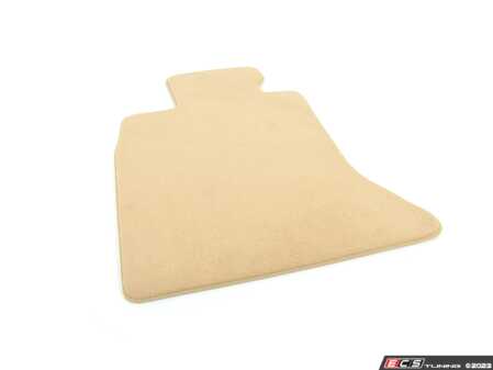 ES#2744812 - 51477230444 - F10 Driver Side Floor Mat - Venetobeige Velour - Genuine BMW driver side replacement floor mat - Genuine BMW - BMW