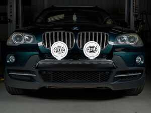 ES#4766486 - 022234LA04KT - E70 Front Light Mount - Expand lighting output and overlanding capability with this stout mounting systema direct fit and aesthetic upgrade for your offroad E70 build! - ECS - BMW