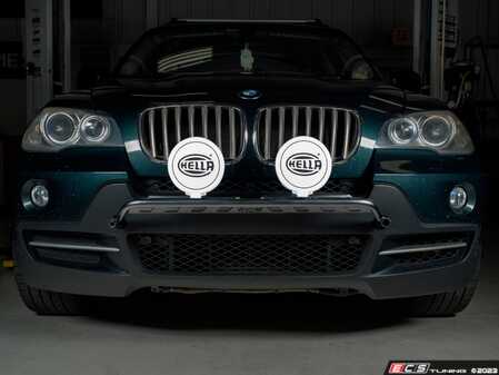 ES#4766486 - 022234LA04KT - E70 Front Light Mount - Expand lighting output and overlanding capability with this stout mounting systema direct fit and aesthetic upgrade for your offroad E70 build! - ECS - BMW