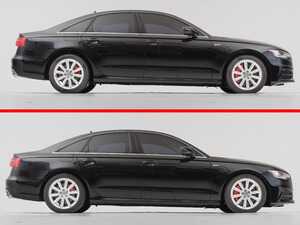 ES#4714529 - 051190LA01-A - C7 A6/A7 Lowering Spring Set - Dramatically improve looks and handling with and average lowering up to 1.4" front and rear. - ECS - Audi