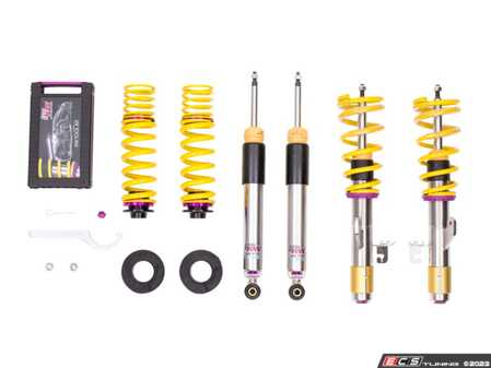 ES#4768238 - 352200DE - KW V3 Series Coilover Kit - Features 14-way adjustable dampening and a lowering range of approximately 1.0" to 2.0" - KW Suspension - BMW