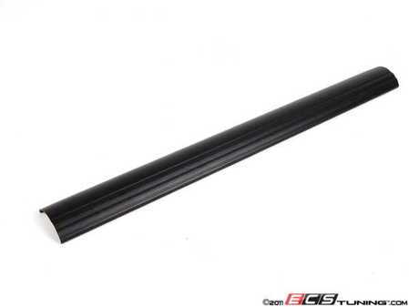 ES#124321 - 51478204004 - E39 Door Sill Plate - Front - Black. Cover the top edge of the carpet near the door sill - Genuine BMW - BMW