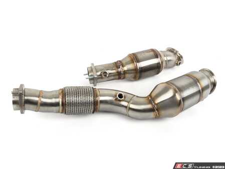 ES#4487353 - 11-085 - S58 Downpipe With Gesi Cat - Epa compliant cat with increased flow and performance! - Active Autowerke - BMW