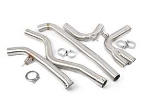 ES#4689920 - 048013la06KT - B46/B48 Full Race Cat-Back Exhaust - Maximize both the sound and performance potential of your B46/B48 engine with the seamless integration of the Turner Mid-pipe Upgrade and the ECS Muffler Delete. - Assembled By ECS - BMW