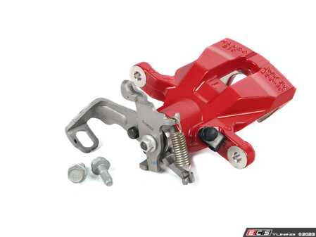 ES#3178919 - 34216865655 - Rear Caliper Housing JCW - Left  - Red caliper for the JCW brake option - Genuine MINI - MINI