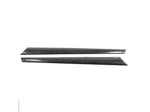 ES#4765667 - I137 - Rennline Porsche Front Carbon Fiber Garnish Rails - Complete carbon fiber replacement for OEM garnish rail. OEM+ Look! - Rennline - Porsche