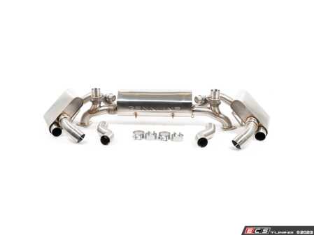 ES#4708227 - EX27.SILVER - 991.1 Valved Performance Exhaust - Silver Tips - Featuring Silver Rennline Valved Exhaust in 304 Stainless Steel construction. Legendary sound! - Rennline - Porsche