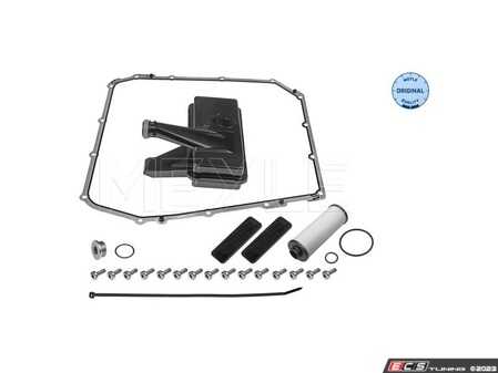 ES#4772444 - 1001350114/SK - Automatic Transmission Filter Kit - Includes a new filter & transmission pan gasket with securing hardware - Meyle - Audi