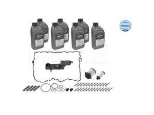ES#4772496 - 1001350115/XK - DSG Transmission Service Kit - 7 Liters - Includes new filters & transmission pan gasket with securing hardware. Includes enough fluid to drain, flush, and fill. - Meyle - Audi