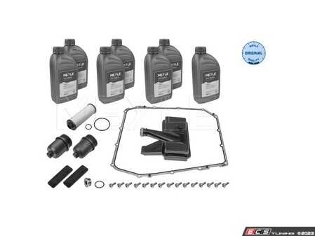 ES#4772603 - 1001350114 - DSG Transmission Service Kit - 7 Liters - Includes new filters & transmission pan gasket with securing hardware. Includes enough fluid to drain and fill. - Meyle - Audi