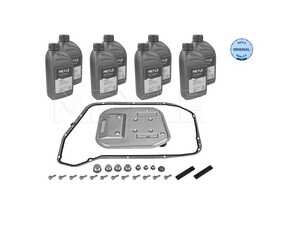 ES#4772623 - 1001350013 - 8-Speed Automatic Transmission Service Kit - 8 Liters - Includes a new filter & transmission pan gasket with securing hardware. Includes enough fluid to drain and fill. - Meyle - Audi