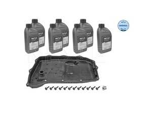 ES#4772667 - 1001350130 - 8-Speed Automatic Transmission Service Kit - 7 Liters - Includes a new filter & transmission pan gasket with securing hardware. Includes enough fluid to drain and fill. - Meyle - Audi