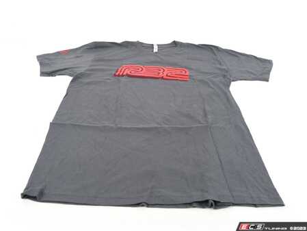 ES#4266636 - DRG003711TRDLG - R32 Paint T-Shirt - Tornado Red - Large - R32 logo screen printed on front in unique paint color and #fastestcolor printed on back neck - Genuine Volkswagen Audi - Volkswagen